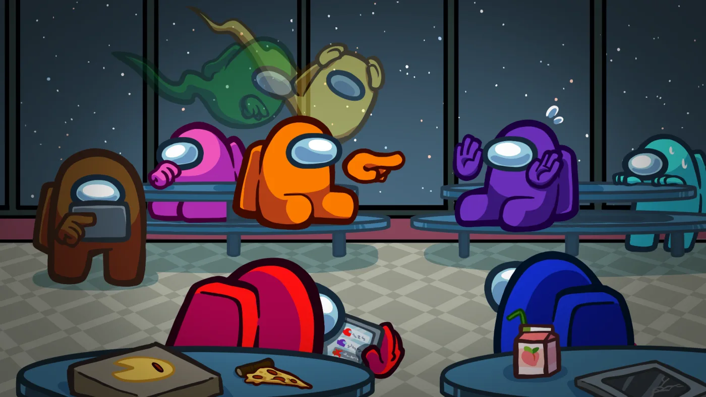 Tripulantes reunidos